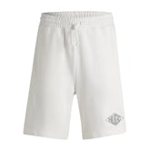 Shorts Uomo Hugo Logo Ricamo Bianco | NonSoloSport