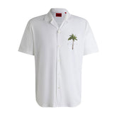Camicia Uomo Hugo Relaxed Bianco | NonSoloSport