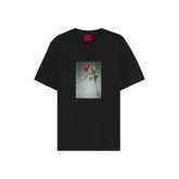 T-Shirt Uomo Hugo Durose Nero | NonSoloSport