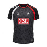 Maglia Calcio Uomo Hummel LR Vicenza Away 26/27 Nero Rosso | NonSoloSport