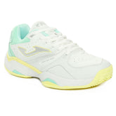 Scarpa da Tennis Ragazzo Joma Master 1000 Bianco Azzurro Giallo | NonSoloSport