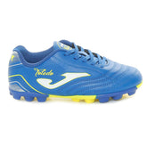 Scarpa da Calcio Bambino Joma Toledo Jr Terreno Duro Blu Lime | NonSoloSport