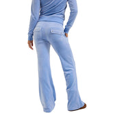 Pantalone Donna Juicy Couture Velluto Layla Azzurro | NonSoloSport