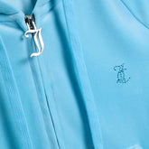 Felpa Donna Juicy Couture Madison Strass Azzurro | NonSoloSport