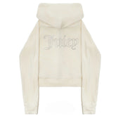 Felpa Donna Juicy Couture Madison Strass Beige | NonSoloSport