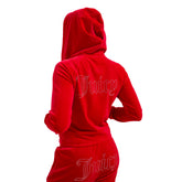 Felpa Donna Juicy Couture Madison Rosso | NonSoloSport