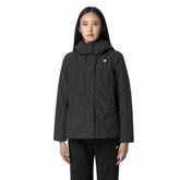 Giacca Donna K-Way Marlette Soft Touch Marmotta Nero Blu | NonSoloSport