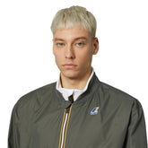 Giacca Uomo K-Way Full Zip Bomber Verde | NonSoloSport