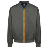 Giacca Uomo K-Way Full Zip Bomber Verde | NonSoloSport