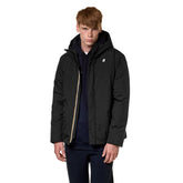 Giacca Uomo K-Way Jack Prime Full Zip Cappuccio Ripstop Verde | NonSoloSport