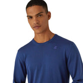 Maglione Uomo K-Way Girocollo Merinos Blu | NonSoloSport