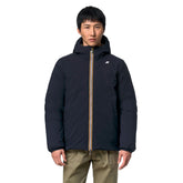 Giacca Uomo K-Way Jack St Thermo Double Blu Verde | NonSoloSport