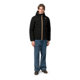 Giacca Uomo K-Way Jack St Thermo Double Nero Beige | NonSoloSport