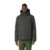 Giacca Uomo K-Way Jacko Twill Marmotta Nero Blu | NonSoloSport