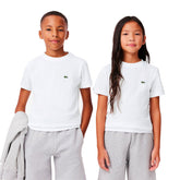 T-Shirt Bambino Lacoste Little Logo Bianco | NonSoloSport