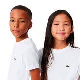 T-Shirt Bambino Lacoste Little Logo Bianco | NonSoloSport