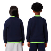 Felpa Bambino Lacoste French Terry Crew Blu | NonSoloSport