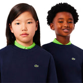 Felpa Bambino Lacoste French Terry Crew Blu | NonSoloSport