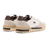 Sneakers Uomo Lacoste Slam Break Beige Marrone | NonSoloSport
