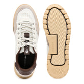 Sneakers Uomo Lacoste Slam Break Beige Marrone | NonSoloSport
