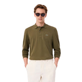 Polo Uomo Lacoste Piquet Verde Cachi | NonSoloSport