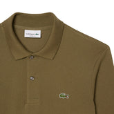 Polo Uomo Lacoste Piquet Verde Cachi | NonSoloSport