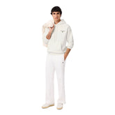 Felpa Uomo Lacoste Back Print Bianco | NonSoloSport