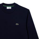 Felpa Uomo Lacoste Pile Blu | NonSoloSport