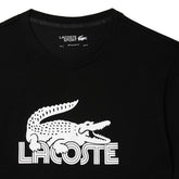 T-Shirt Uomo Lacoste Ultra Dry Nero | NonSoloSport