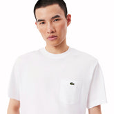 T-Shirt Uomo Lacoste Taschino Bianco | NonSoloSport