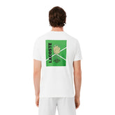 T-Shirt Uomo Stampa Tennis Ultra Dry Bianco | NonSoloSport