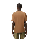 T-Shirt Uomo Lacoste Cotone Marrone | NonSoloSport