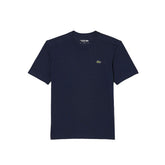 Lacoste T-Shirt Cotone Logo Ricamo Uomo Blu | NonSoloSport