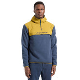 Felpa Uomo La Sportiva Guidance Sherpa Blu Giallo | NonSoloSport