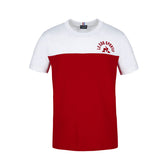 Le Coq Sportif T-Shirt Logo Flock Uomo Rosso | NonSoloSport