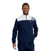 Felpa Uomo Le Coq Sportif French Terry Full Zip Colorblock Saison1 N1 Blu | NonSoloSport