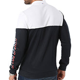 Le Coq Sportif Felpa Colourblock Tricolor Uomo Blu Bianco | NonSoloSport