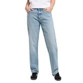 Pantalone Donna Lee Jeans Denim Rider Straight Azzurro | NonSoloSport