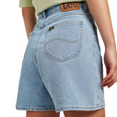Short Donna Lee Jeans Stella Wide Leg Azzuro | NonSoloSport