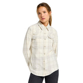 Camicia Donna Lee Jeans Regular Beige | NonSoloSport