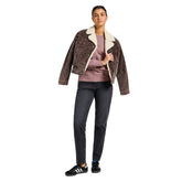 Felpa Donna Lee Jeans Raglan Rosa | NonSoloSport