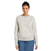 Felpa Donna Lee Jeans Raglan Crew Grigio | NonSoloSport