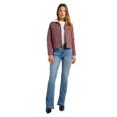 T-Shirt Manica Lunga Donna Lee Jeans Boat Neck Beige | NonSoloSport