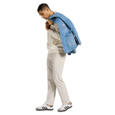 Felpa Uomo Lee Jeans Workwear Ecru | NonSoloSport