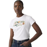 T-Shirt Donna Levi's Perfect Orange Farm Bianco | NonSoloSport