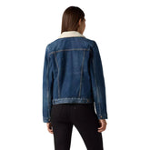 Giacca Donna Levi's Sherpa Trucker Original Blu | NonSoloSport
