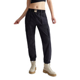 Pantalone Liu Jo Sport Woven Cargo Belt Nero | NonSoloSport