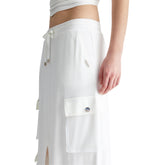 Gonna Donna Liu Jo Sport Pockets Mesh Bianco | NonSoloSport