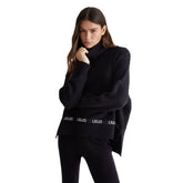 Liu Jo Dolcevita Logo Donna Nero | NonSoloSport