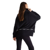 Liu Jo Dolcevita Logo Donna Nero | NonSoloSport